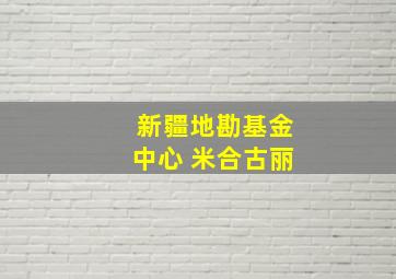 新疆地勘基金中心 米合古丽